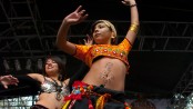 two belly dancers