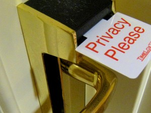 privacy hotel door tag