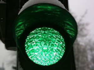 green traffic light