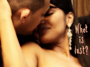 engaged couple ready to kiss