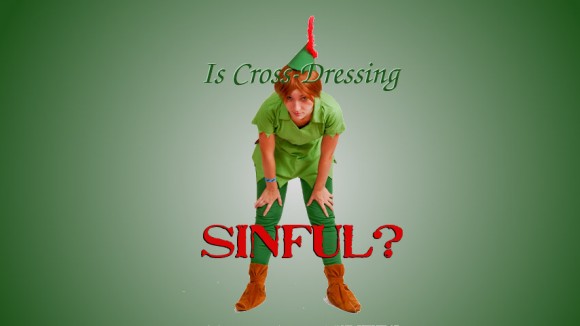 woman dressed as Peter Pan
