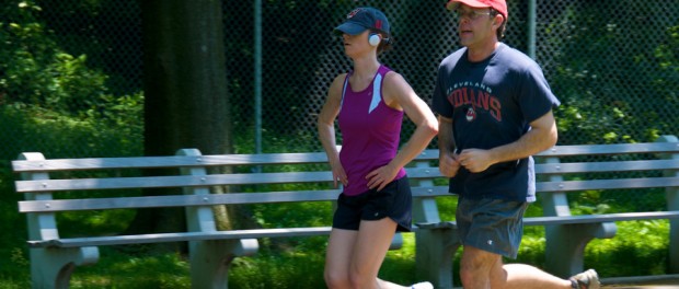 couple jogging